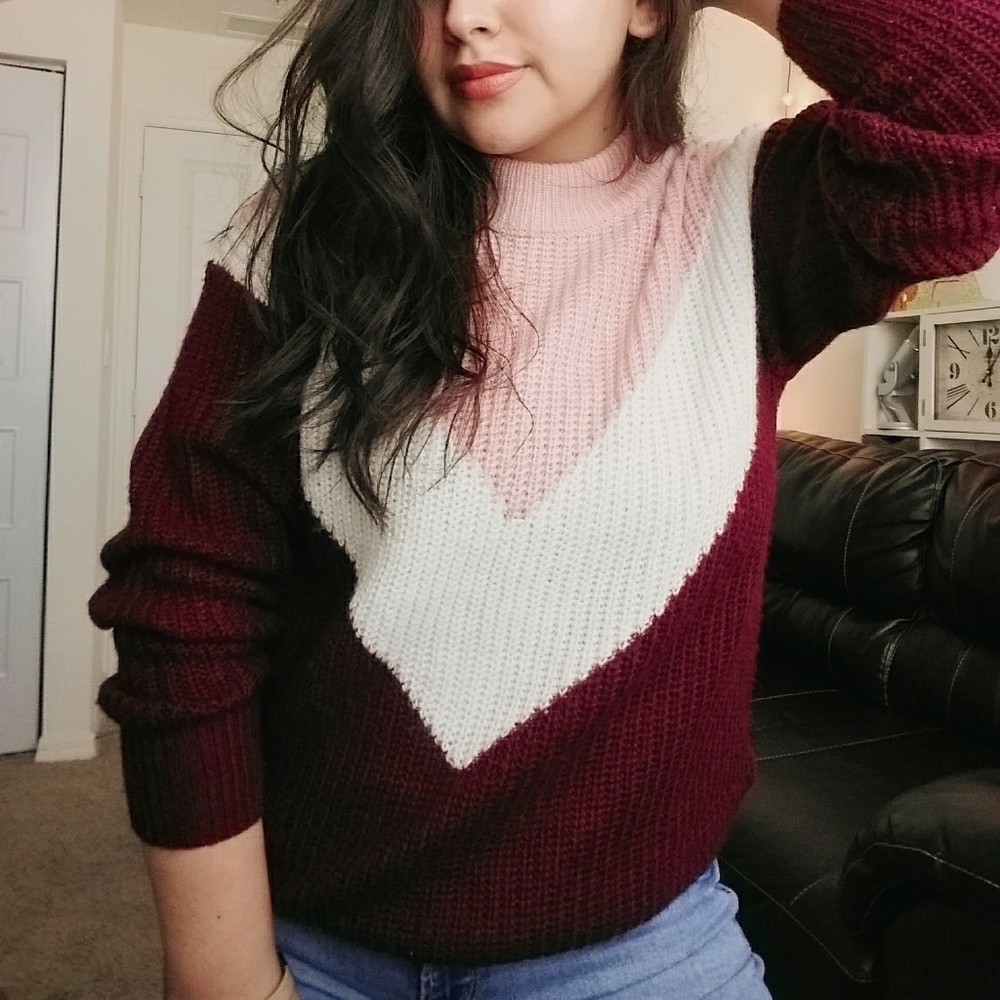Chevron Crewneck